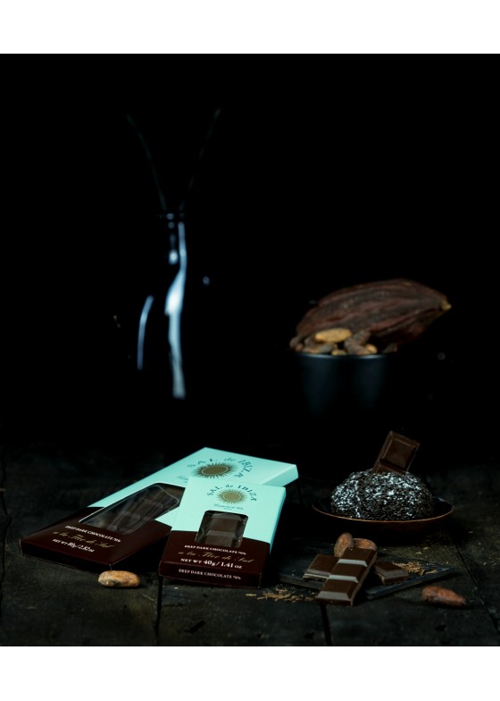 Chocolate negro orgánico 70%, 80 g