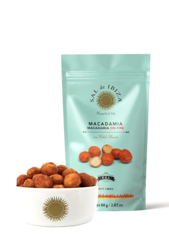 Macadamia Hot Chili, 80 g