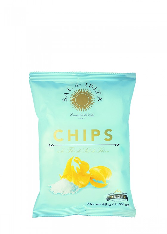Chips a la Flor de Sal de Ibiza, 45 g