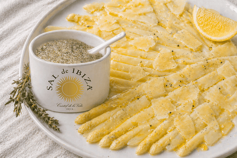 Spargel Carpaccio zum Muttertag