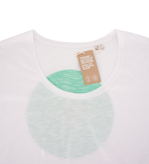 SAL de IBIZA Damen Shirt mit Logo, leichte Bio-Baumwolle