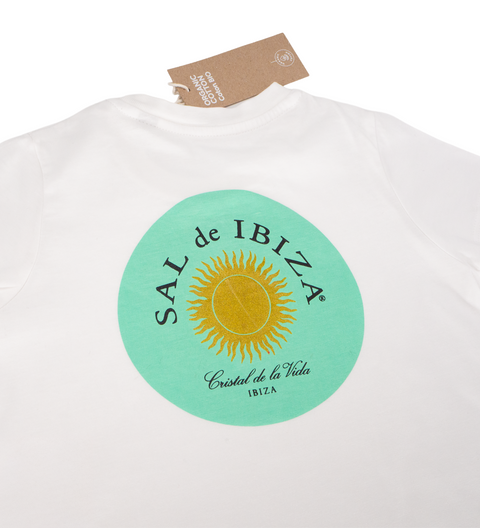 SAL de IBIZA Kids Rundhals-T-Shirt mit Logo aus Bio-Baumwolle