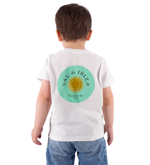 SAL de IBIZA Kids Rundhals-T-Shirt mit Logo aus Bio-Baumwolle