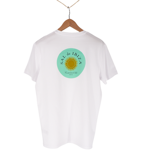 SAL de IBIZA Herren Rundhals-T-Shirt mit Logo aus Bio-Baumwolle