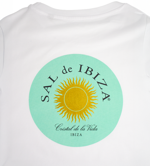 SAL de IBIZA Herren Rundhals-T-Shirt mit Logo aus Bio-Baumwolle