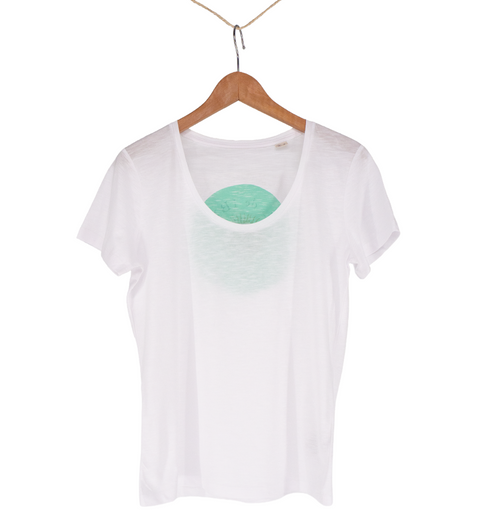 SAL de IBIZA Damen Shirt mit Logo, leichte Bio-Baumwolle
