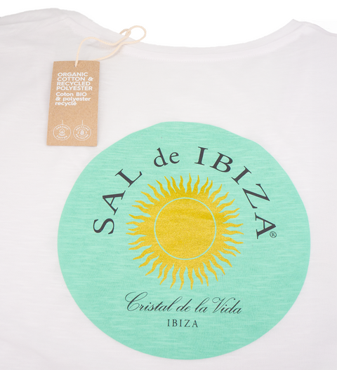 SAL de IBIZA Damen Shirt mit Logo, leichte Bio-Baumwolle